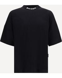Palm Angels - Classic T-Shirt With Oversized Back Logo - Lyst