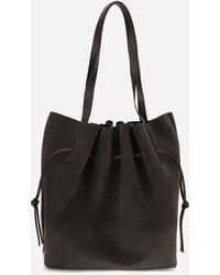 Yuzefi - Scallop Suede Shoulder Bag - Lyst