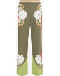 La DoubleJ - Straight-Leg Ambrosia Print Pants - Lyst