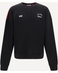 Gcds - Crewneck Sweatshirt With Back Logo - Lyst