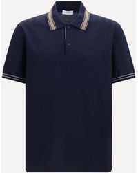 Ferragamo - Cotton Piqué Polo Shirt - Lyst