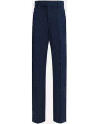 Ferragamo - Cotton And Cashmere Chinos Pants - Lyst
