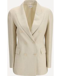 P.A.R.O.S.H. - P. A.R. O.S. H. Double-Breasted Blazer - Lyst