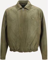 Prada - Suede Jacket - Lyst
