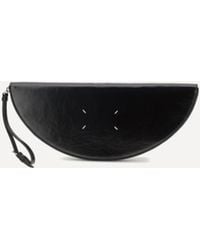 Margiela - Halfmoon Leather Clutch Bag - Lyst