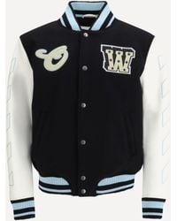 Off-White c/o Virgil Abloh - Varsity Star Logo Jacket - Lyst