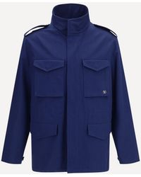 Valentino - Vlogo Signature Caban Jacket - Lyst