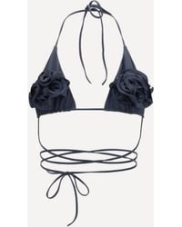 Magda Butrym - Floral Strappy Triangle Bikini Top - Lyst
