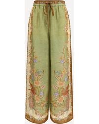 Zimmermann - Indra Relaxed Pants - Lyst