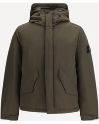 Stone Island - Padded Micro Twill Jacket - Lyst