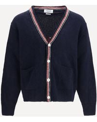 Thom Browne - Hector Donegal Yarn Cardigan - Lyst
