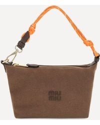 Miu Miu - Cotton Shoulder Bag - Lyst