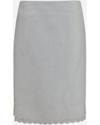 Magda Butrym - Embroidered Midi Skirt - Lyst
