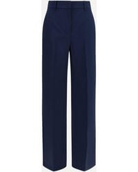 Weekend by Maxmara - Stretch Wool Palazzo Pants - Lyst
