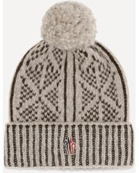 Moncler - Alpaca, Wool And Nylon Blend Beanie With Pom-Pom - Lyst