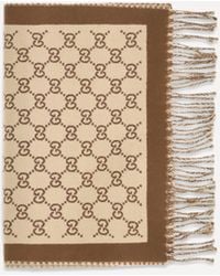 Gucci - Gg All-Over Wool Scarf - Lyst