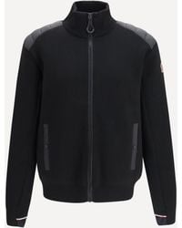 Moncler - Wool-Blend Insulated Zip-Up Cardigan - Lyst