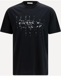 Givenchy - Photographic Negative Cotton T-Shirt - Lyst