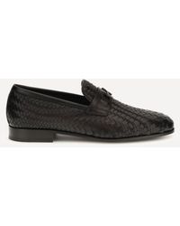 Ferragamo - Woven Gancini Loafers - Lyst