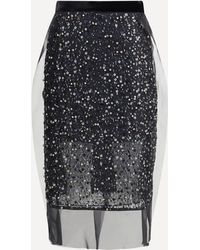 Sacai - Gonna Con Paillettes - Lyst