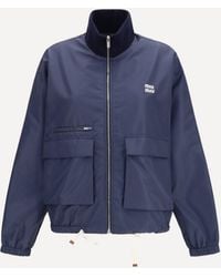 Miu Miu - Technical Canvas Jacket - Lyst