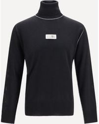 MM6 by Maison Margiela - Turtelneck Sweater - Lyst