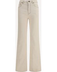 Burberry - High-Waisted Bootcut Jeans - Lyst
