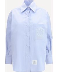 Thom Browne - Oversized Cotton Shirt - Lyst
