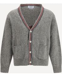 Thom Browne - Hector Donegal Yarn Cardigan - Lyst