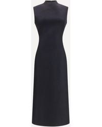 Margiela - Sleeveless Virgin Wool Midi Dress - Lyst