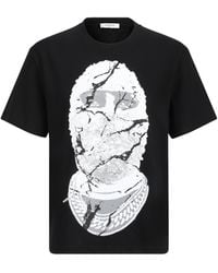 ih nom uh nit - Mask Marble Effect T-shirt - Lyst