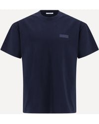Givenchy - Cotton T-Shirt With Logo Patch - Lyst