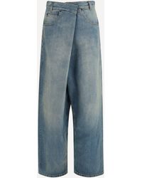 Margiela - Wrap Wide-Leg Jeans - Lyst