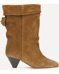 Isabel Marant - Draped Suede Boots - Lyst
