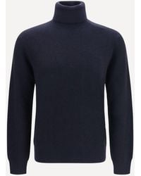 Brioni - Wool And Cashmere Turtleneck Sweater - Lyst