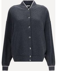 Brunello Cucinelli - Techno Cotton And Cashmere Interlock Bomber Jacket - Lyst