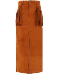 Wild Cashmere - Leather Skirt - Lyst