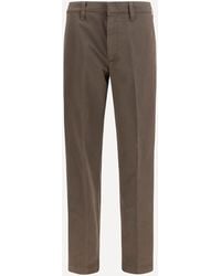 Prada - Garment Dyed Cotton Pants - Lyst