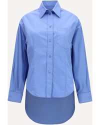 Balenciaga - Asymmetric Long-Sleeve Shirt - Lyst