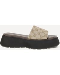Gucci - Oversized Sole Slider Sandals - Lyst