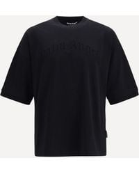 Palm Angels - Curved Logo Double-Layer T-Shirt - Lyst