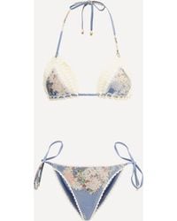 Zimmermann - Costume Da Bagno Cascadian Crochet - Lyst