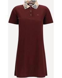 Burberry - Polo-Style Cotton Dress - Lyst