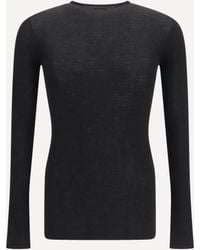 Rick Owens - Slim Ribbed Long-Sleeve Sweater - Lyst