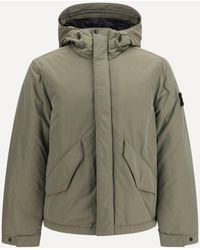 Stone Island - Padded Micro Twill Jacket - Lyst
