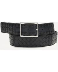 Bottega Veneta - Reverso Intrecciato Belt - Lyst