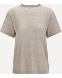 Brunello Cucinelli - Crewneck Short-Sleeve T-Shirt - Lyst