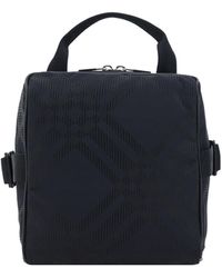 Burberry - Check Jacquard Shoulder Bag - Lyst