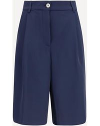 Cruna - Pleated Bermuda Shorts - Lyst