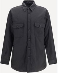 MM6 by Maison Margiela - Wool-Blend Shirt - Lyst